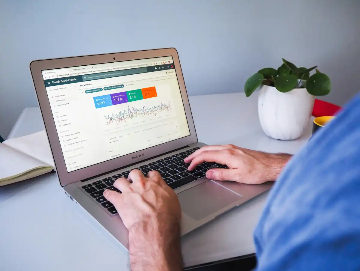 a person doing seo