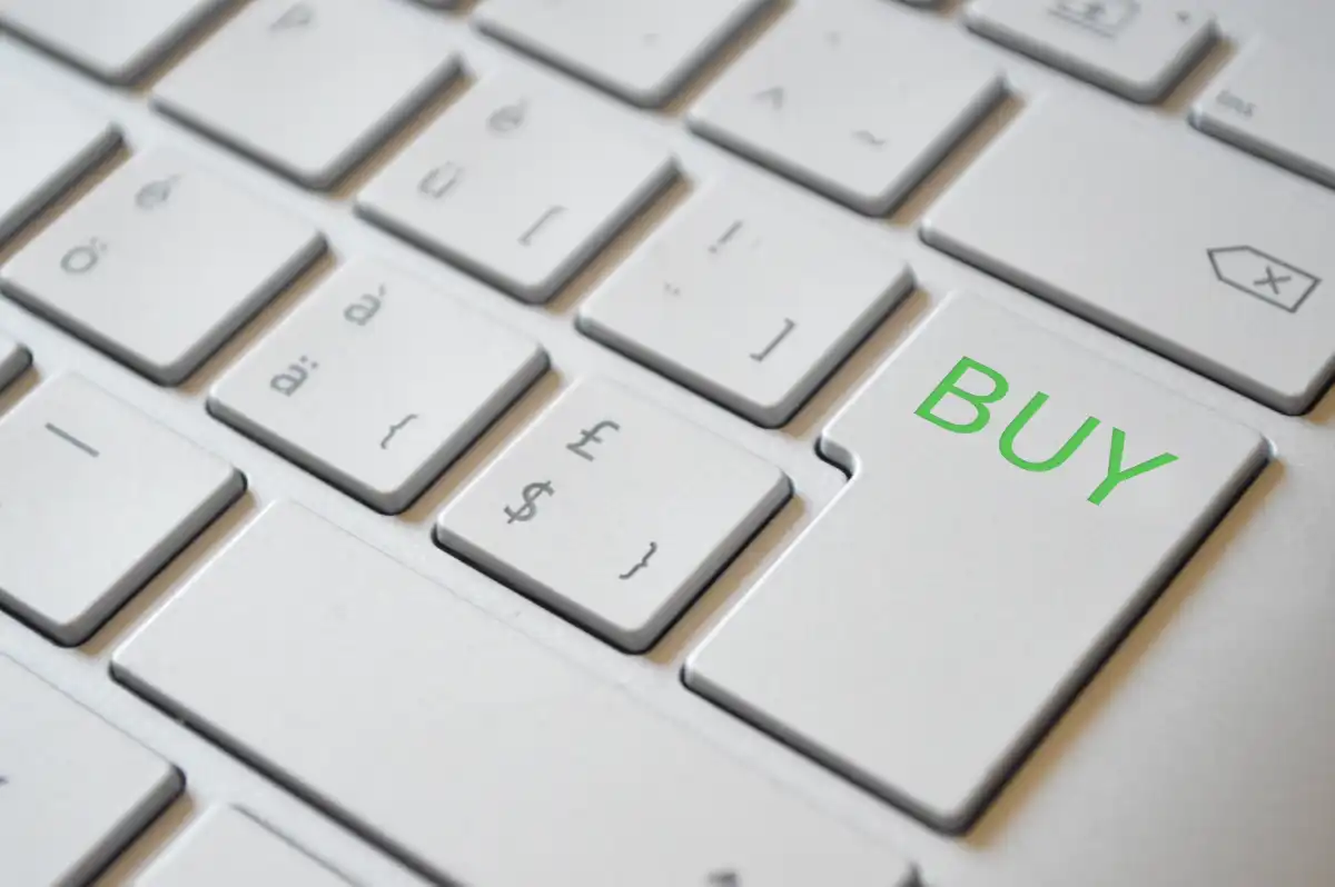 keyboard with buy word