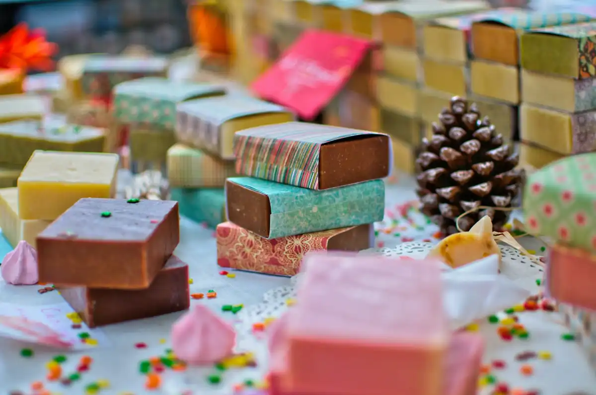 handmade soap making